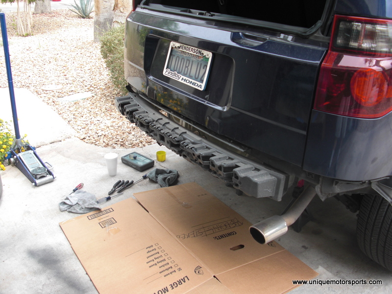 Honda Element SC Rear Bumper Replacement Unique Motorsports